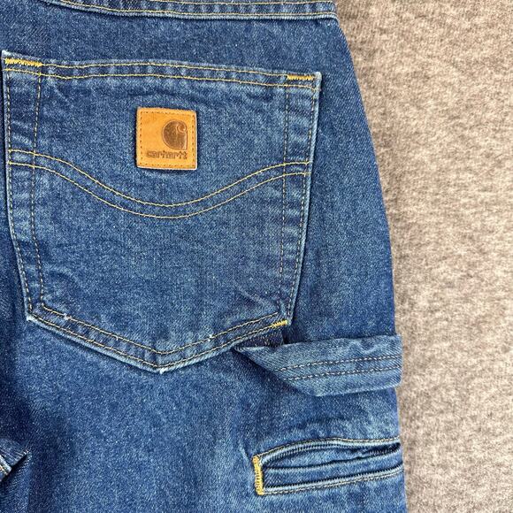 NWT Carhartt Jeans Mens 36x30 Relaxed Fit Carpenter B171 Straight Leg Workwear - Picture 6 of 10